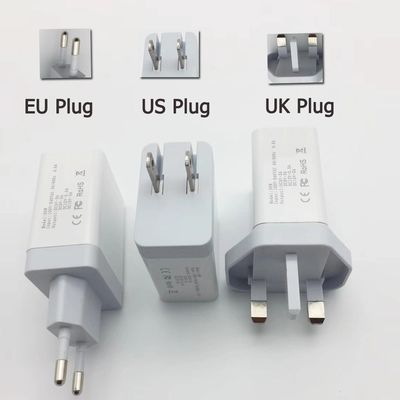 30W USB C Wall Charger Dual Port QC 3.0 5V 2.4A Universal Power Adapter